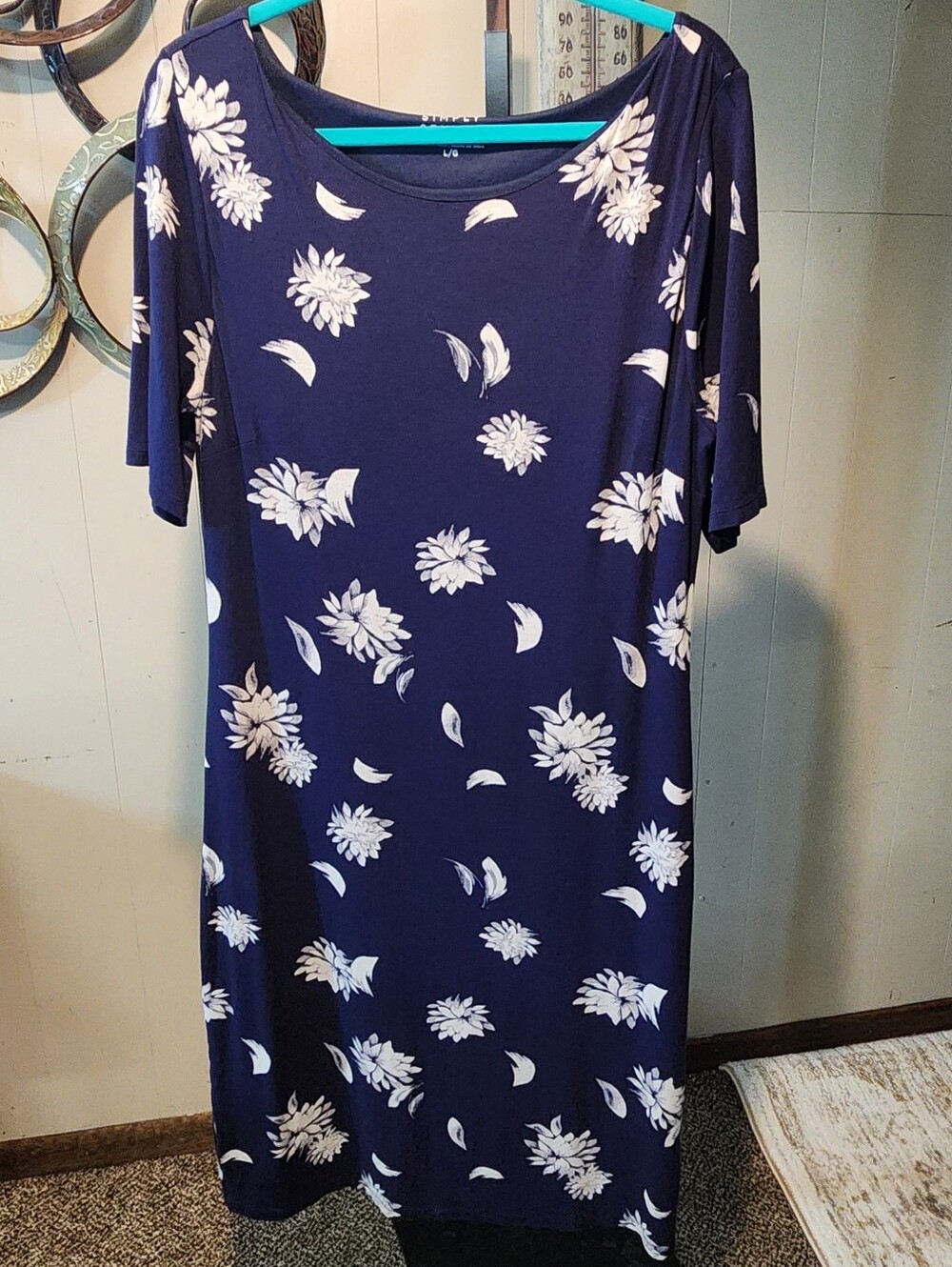 SIMPLY STYLED Navy Knit Dress